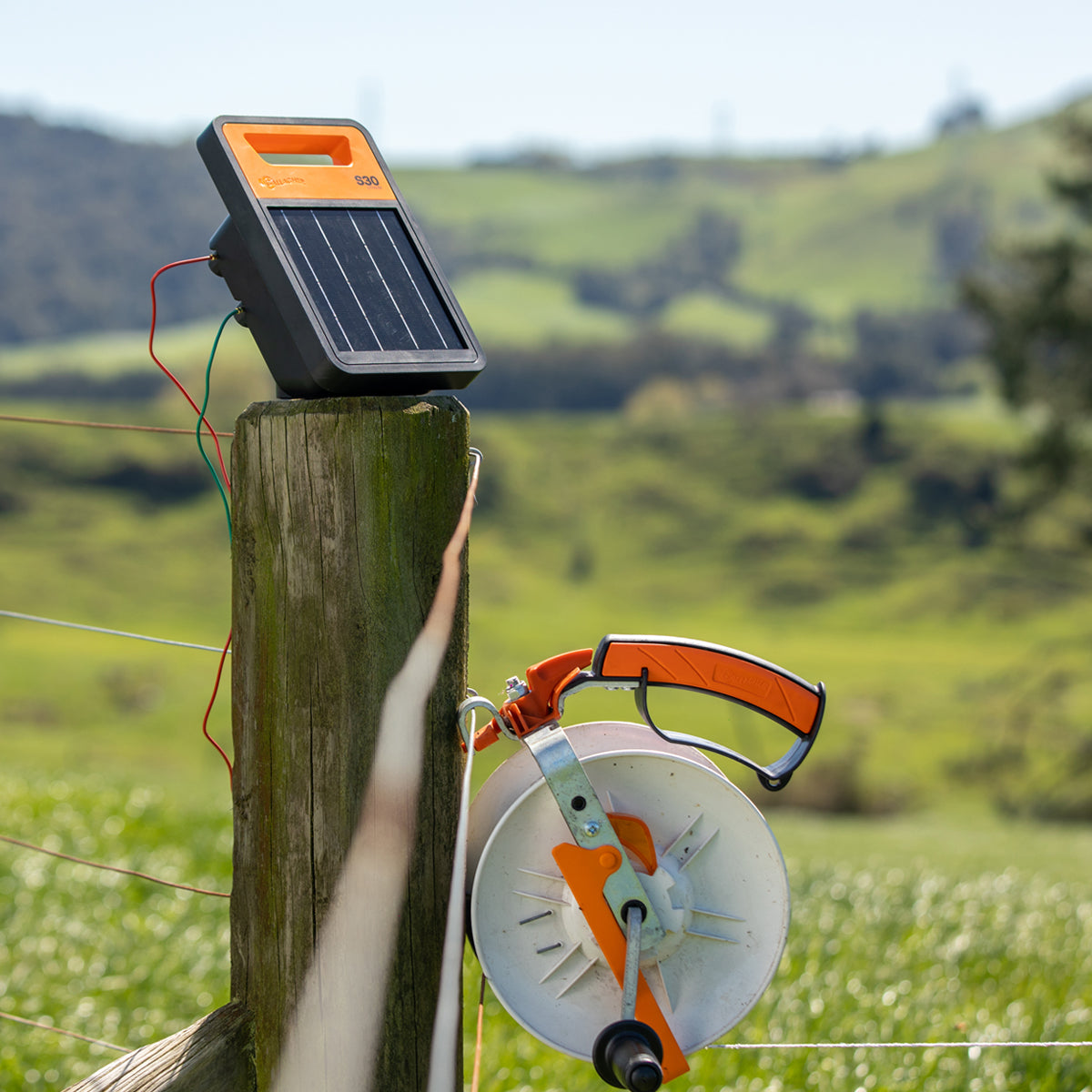 S30 Energizador Solar Portátil Distancia 3km Cerco Gallagher