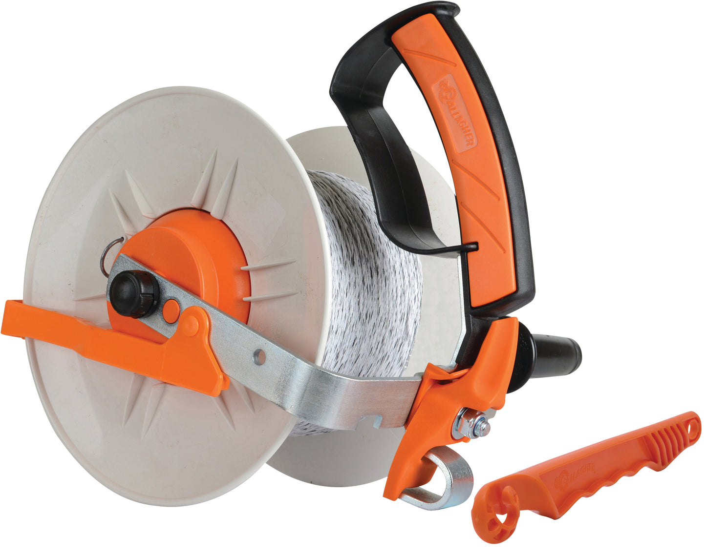 CARRETE C/ENGRANAJE C/POLY 500M MANIJA PVC