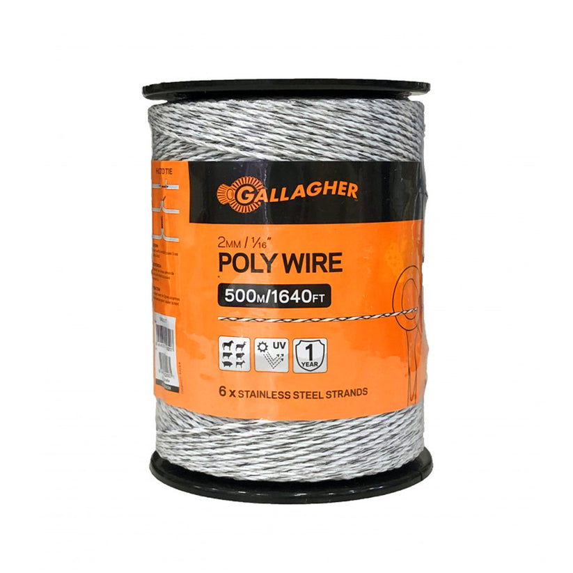 CABLE POLY PARA CERCO ELÉCTRICO PORTÁTIL 6SS 500M – Gallagher Chile