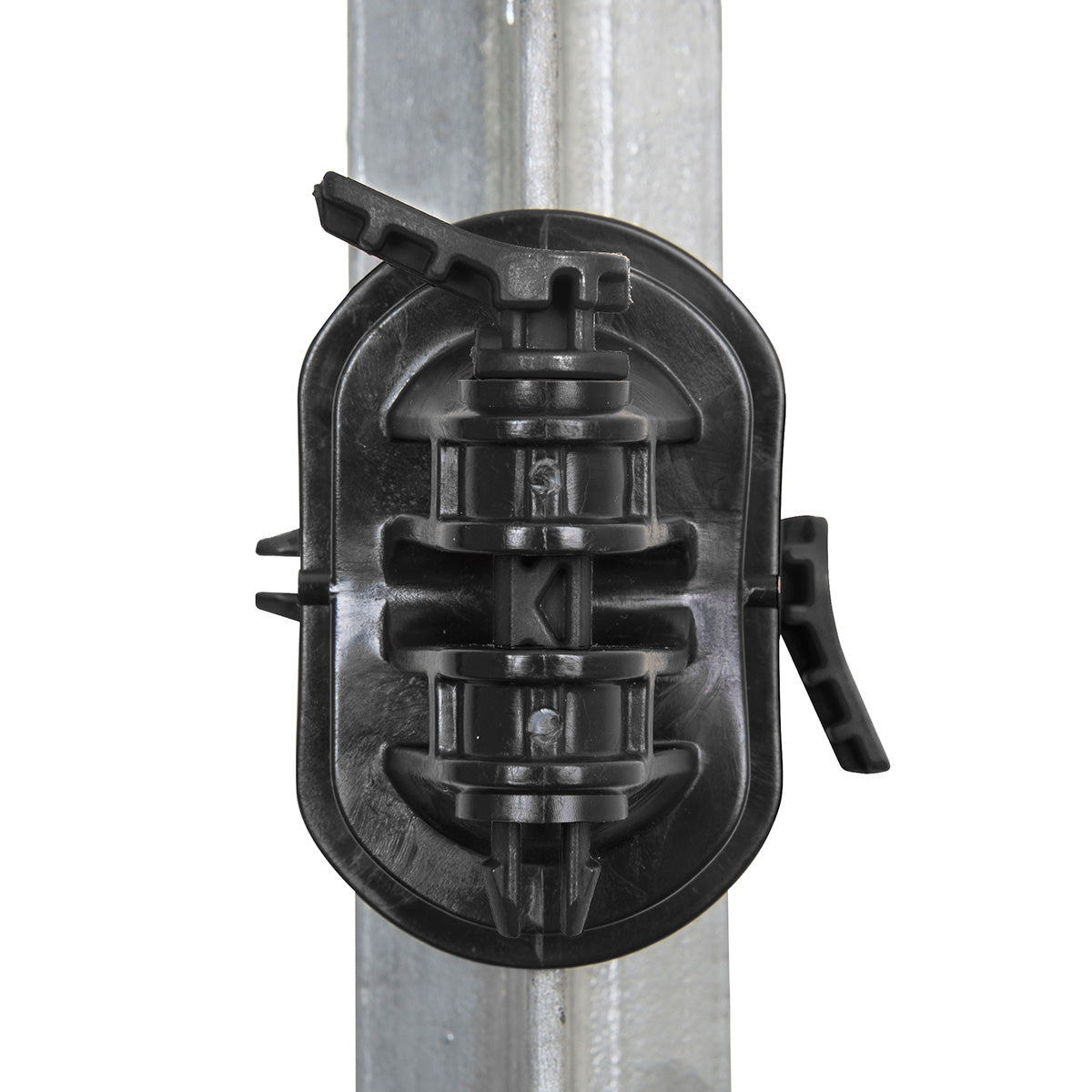 AISLADOR PINLOCK POSTE METAL NEG 150UN