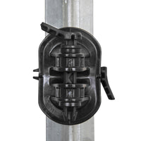 AISLADOR PINLOCK POSTE METAL NEG 150UN