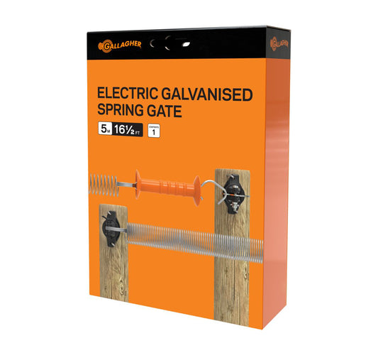 KIT PUERTA RESORTE GALVANIZADO PARA CERCO ELÉCTRICO