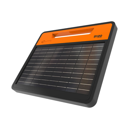 ENERGIZADOR SOLAR DE LITIO PARA CERCO S120 – 12 Km DISTANCIA MULTICABLE