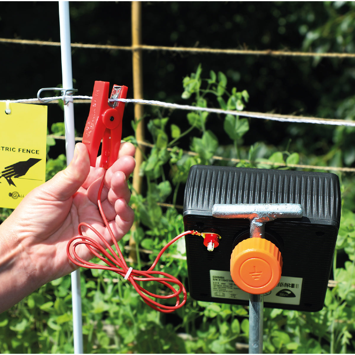 Kit cerco eléctrico para mascotas y jardin